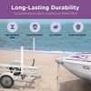 Sebnux Galvanized Steel Adjustable Boat Trailer Guide with PVC Pipes
