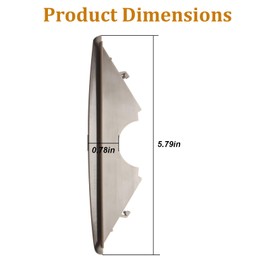 Window Lock Bezel for Andersen Window,for Andersen Window Parts Replacement E-Z Casement and Awning Windows Flush Mount Lock Bezel,Stone Color,1999 to Present