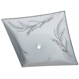 Boston Harbor 5724836 Dimmable Ceiling Light Fixture, (2) 60/13 W Medium A19/CFL Lamp, White