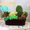 Siticoto 120 Pcs Craft Pipe Cleaners Set, PipeCleaner Succulents Cactus