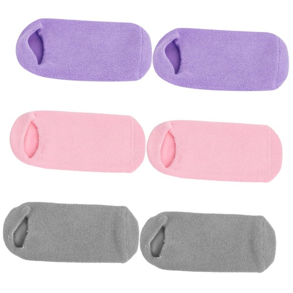 Healeved Moisturizing Socks 3 Pairs Foot Care Socks Gel Soft