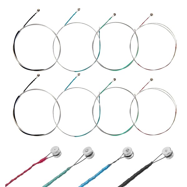 8Pcs Violin Strings 4/4 and 3/4 String Universal Full Set