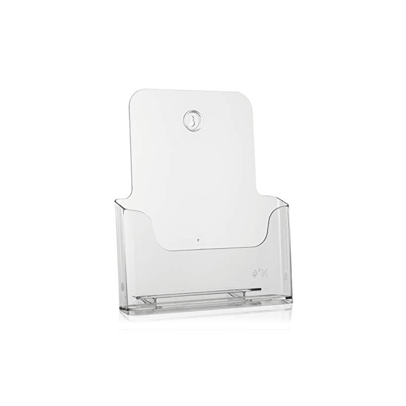 Vitadis Plays® A4 Leaflet Holder/Magazine Rack, Transparent (Ne)