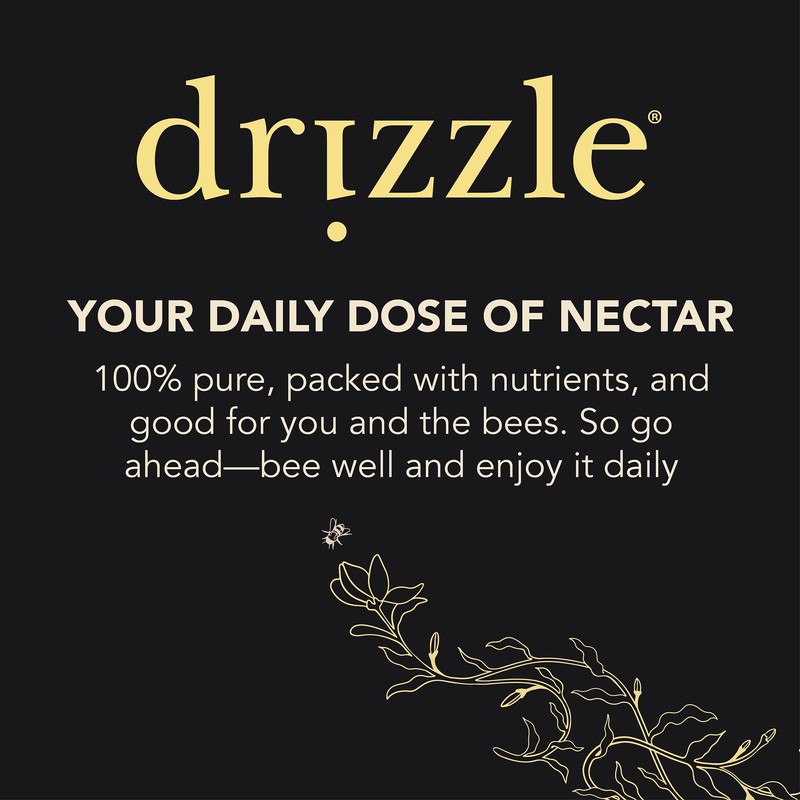 Drizzle Ginger Shine Raw Honey - All Natural Pure Raw