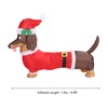 Inflatable Weiner Dog 1.5 Meters Illuminated Polyester Fiber Blow Up