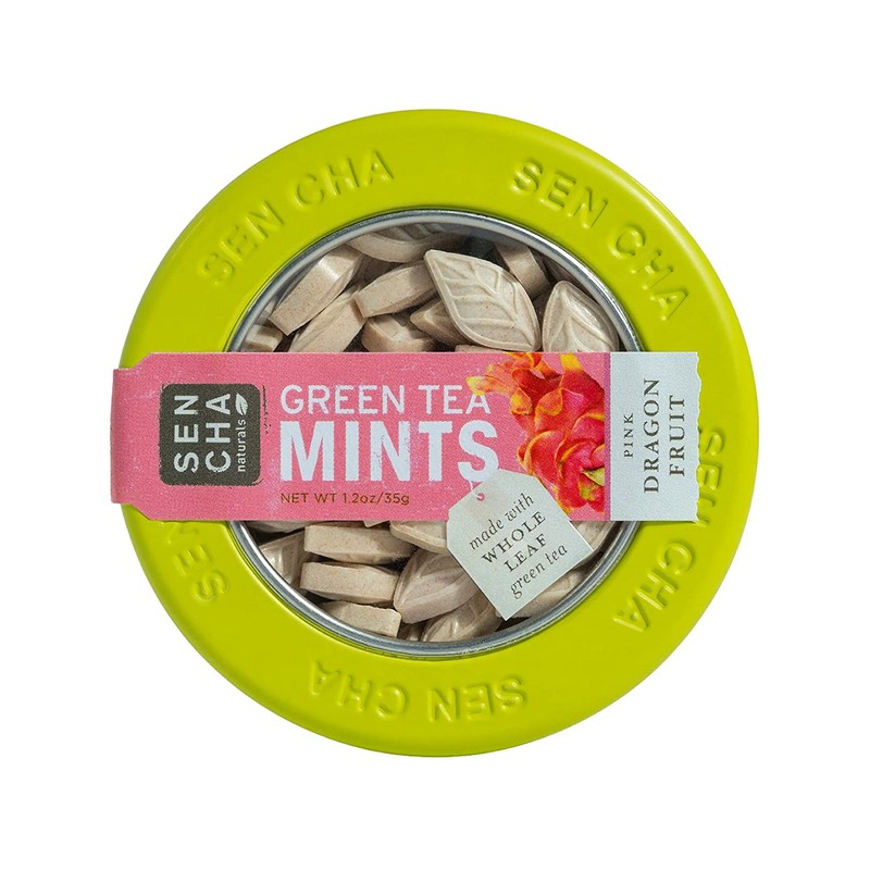 SEN CHA Naturals Green Tea Mints (Pink Dragonfruit, 1.2oz (Pack