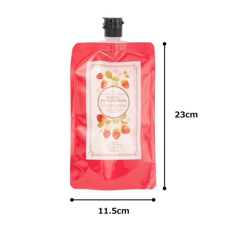 EVERY NATURE DAYS Strawberry Shampoo 6.8 fl oz (220 ml)