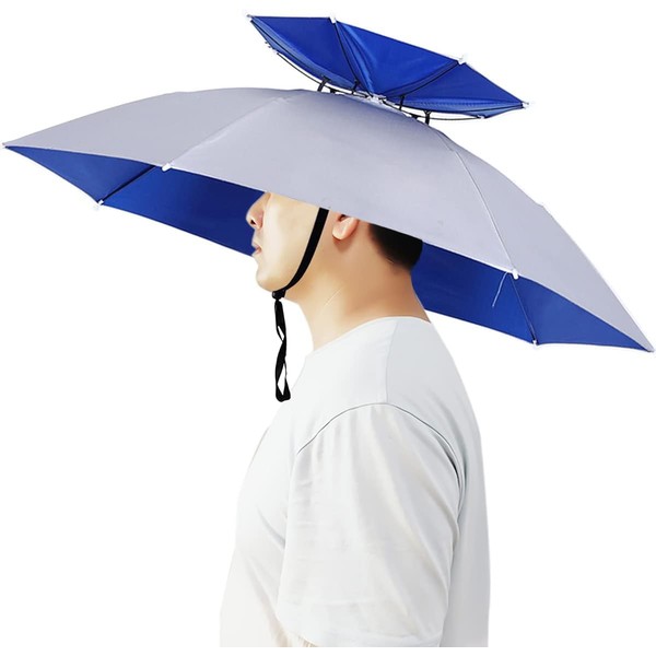 DIFEIUKI Fishing Umbrella, Can Use Both Hands, Folding, Breathable, Free