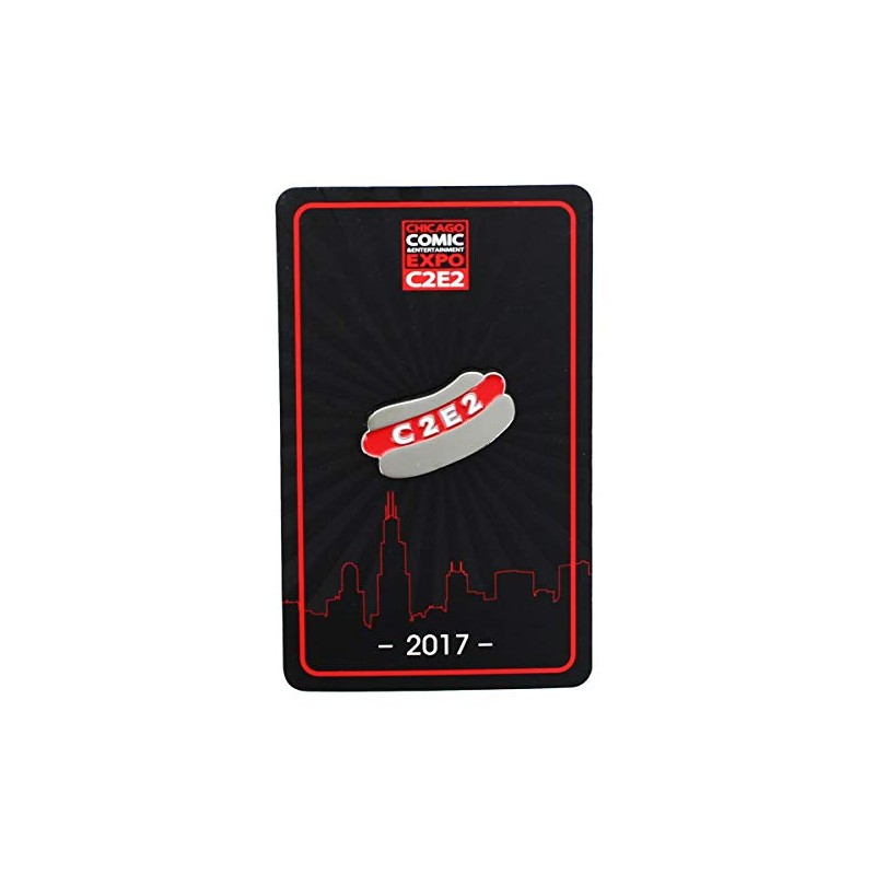 c2e2 2017 Exclusive Hot Dog Enamel Pin