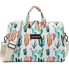 Canvaslove Laptop Sleeve Bag Case for 13-14 inch Laptop (Cactus)