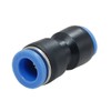 sourcingmap 12mm to 10mm Connection Straight Push Fittings Adapter