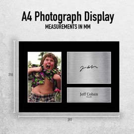 HWC Trading A4 Jeff Cohen The Goonies Chunk Gifts Printed Signed Autograph Picture for Movie Memorabilia Fans