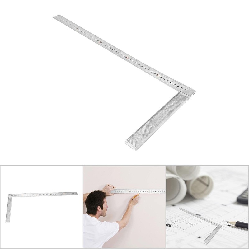 90 Degree Straight Edge, 90 Degree Straight Ruler 50cm/19.7in for