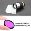 Svbony Eyepiece Filter, 2 Inch, UHC Filter, Light Pollution, Telescopic