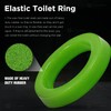 Elastic Waxless Toilet Ring for Toilet Bowl Waste Lines, Universal
