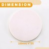 Partuto 1pc 4" 100mm Universal Wool Polishing Buffing Pad -