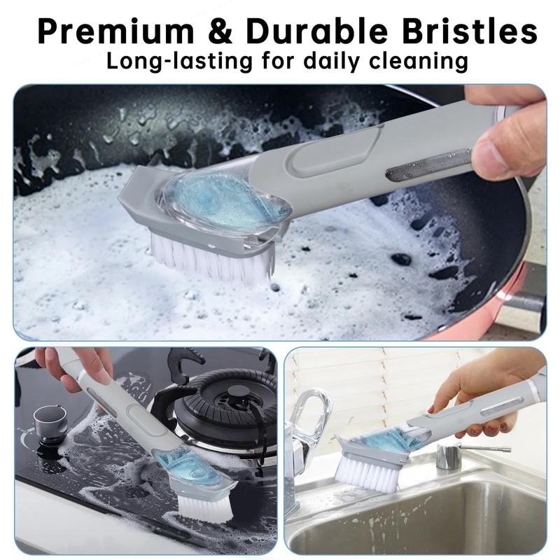 Brush Refills Compatible with Scrub Daddy, Dish Brush Replacement Head