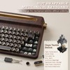 YUNZII QL75 Wireless Typewriter Hot Swap Retro Mechanical Keyboard,Punk Round