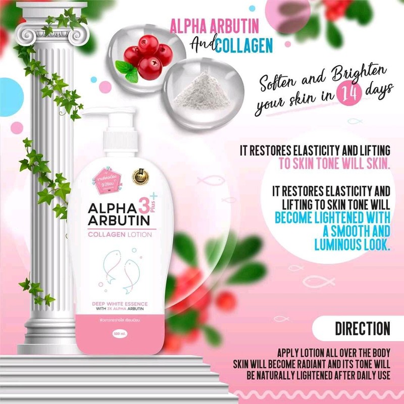 PRECIOUS Alpha Arbutin Collagen Lotion-500 ml _made in thailand