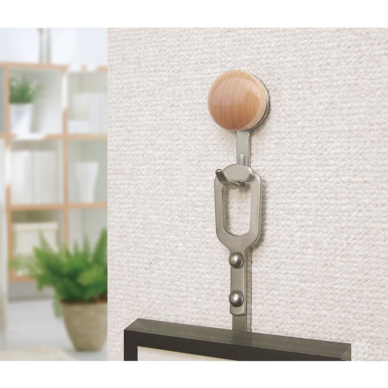 Nomuratec N-3307 Triple Pin Hook, Maru, Brown