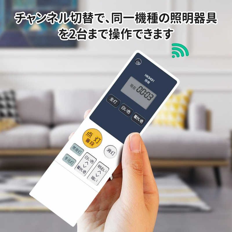 Ceiling Light Remote Control HK9491MM for Panasonic Lighting Fixture Remote