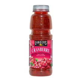 Langers Cranberry Juice Cocktail, 15.2 Fl Oz (Pack of 12)