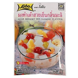 LOBO-Agar Dessert Mix Jasmine Flavour, 130 grams X 3 Packs
