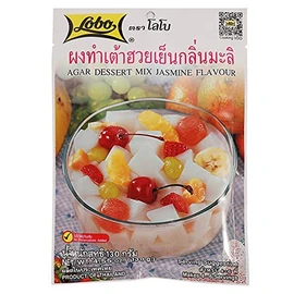 LOBO-Agar Dessert Mix Jasmine Flavour, 130 grams X 3 Packs