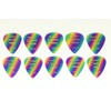 Pickboy Vintage Pick, Rainbow, Cellulose, 1.00mm, 10 picks