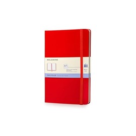 Moleskine Art Plus - Cuaderno de dibujo, Libro, Rojo escarlata, Large