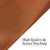 MANSPHIL Rust 100% Silk Pocket Squares for Men, 11x11 Inch