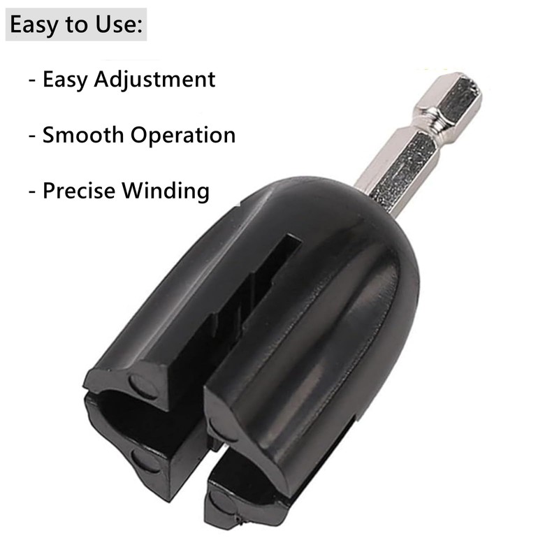 Luoyuanjia Guitar String Winder Head Tool Electric Drill Tuning Peg