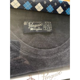 MUSINGWEAR BY PENGUIN NEW PENGUIN Men's  LONG SLEEVE CREW  & BOTTOM  Pajama LOUNGE Set SZ L LARGE US