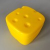 Cheese-shaped square cube multi box 2ea