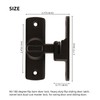 cauikna Barn Door Latch 90/180 Degree flip Latch Update Designs,Sliding