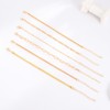 Sinalty Gold Bracelets Pack Cuban Link Chain Bracelet Dainty Jewelry