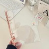 A5 6-Ring Binder Cover for Loose Leaf PVC Clear A5