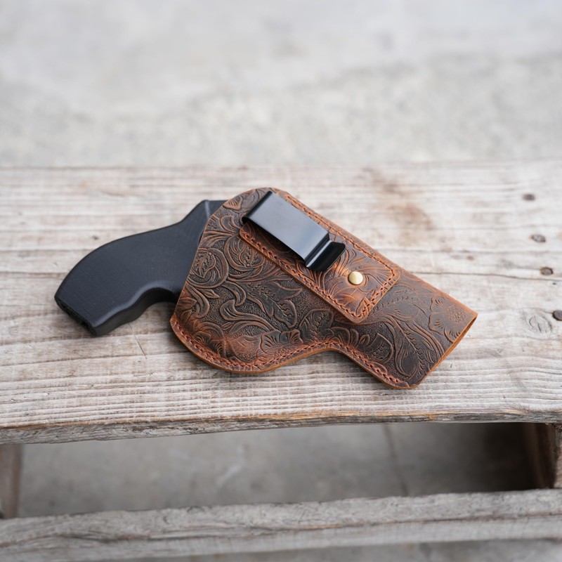 Genuine Leather IWB Gun Holster for Kimber K6S DA/SA Colt