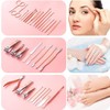 SAMSIDD Manicure Set, Pedicure Kit, Nail Clippers, Professional Grooming Kit,