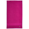 Lacoste Heritage Supima - Toalla de Mano de algodón, Magenta,