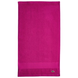 Lacoste Heritage Supima - Toalla de Mano de algodón, Magenta, 16 x 30 Pulgadas