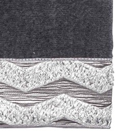 Avanti Linens - Toalla de Punta de los Dedos, Toalla de algodón Suave y Absorbente (colección Chevron Galaxy, Granito)