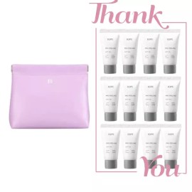 IOPE 시그니처 라벤더 파우치 & 아이오페 프로 필링 소프트 젤 180ml (15ml 12개) 세트 Signature Lavender Pouch & Iope Pro Peeling Soft Gel 180ml (Set of 12 x 15ml)