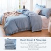 100% Cotton Ruffle Gingham Duvet Cover Sets Classic Checkered Queen