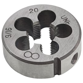 Aceteel 9/16"-20 UN HSS Tap And Die Set, 9/16 x 20 UN Machine Thread Tap And Round Thread Die Right Hand