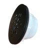 4-1/4 Shower Base Drain No Caulk, Matte Black, fits 2"