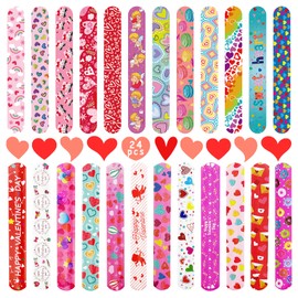 Acuiwer Snap Bracelet Children's 48/24 Pieces Slap Bracelets Party Bags Children's Birthday Party Dinosaur / Easter / Place / Animal / Unicorn / Sea Animals Party Slap Bracelets, Polyvinyl Chloride