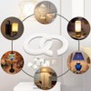 DAZISEN E27 to E14 Lamp Shade Ring Converter - 6