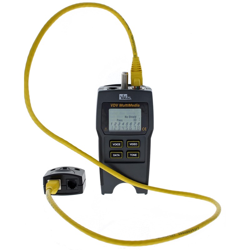 IDEAL Industries, Inc. 33-856 VDV Multimedia Voice/Data/Video Wiremap Tester, Electrical