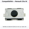 SMD-Mikroschalter 6×3,8×2,5mm kompatibel mit Renault Clio III 2 Stück